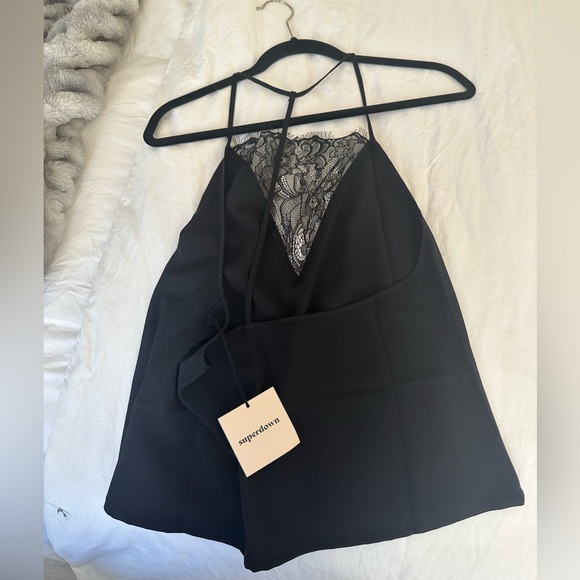 REVOLVE X SUPERDOWN BLACK CAMISOLE TANK - Picture 4 of 5